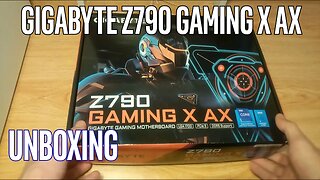 Gigabyte Z790 GAMING X AX - UNBOXING