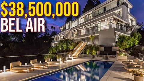 Inside $38,500,000 Bel Air Hill Top Mega Mansion