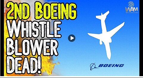 2ND BOEING WHISTLEBLOWER DEAD! - Is There A Coverup In The Sky? - DEI Hires Risking Lives