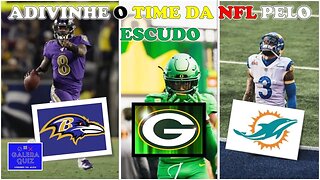 ADIVINHE O TIME DA NFL PELO ESCUDO | FUTEBOL AMERICANO