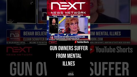 Behar Believes Gun Owners Suffer From Mental Illnes #shorts