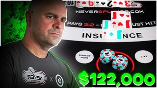 $122,000 INSANE BLACKJACK LUCK🍀 - E213