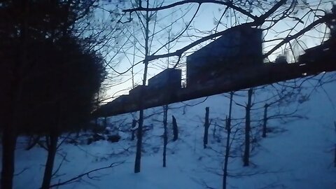 Location, Location! Catch the train as it is about to cross the gorge trestle #train #trainvideo
