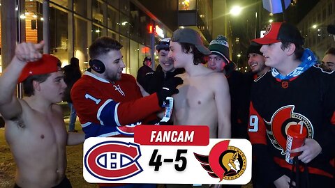 SHIRTLESS DUDES AND LOTS OF SENS FANS ! | MTL 4-5 OTT