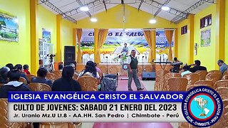 CULTO DE JÓVENES: SÁBADO 21 ENERO DEL 2023