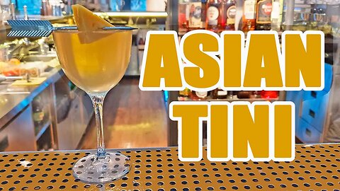 How to make ASIAN TINI cocktail by Mr.Tolmach