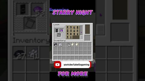 Starry Night Banner | Minecraft