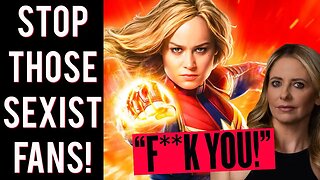 Buffy actress begs Marvel for work by attacking fans! Defends Captain Marvel as best MCU film!