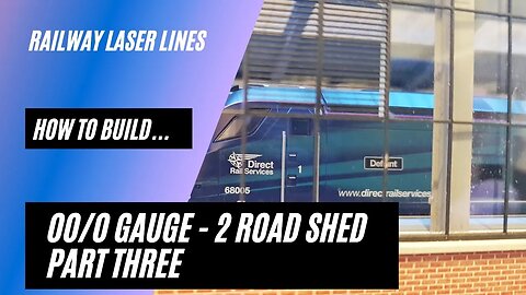 Railway Laser Lines | How To Build | Two Road Shed | Part 3 - The End Acrylic Panels