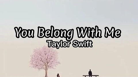 Taylor Swift - You Belong With Me (lyrics)