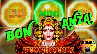 BONUS BONANZA on Jewel of the Dragon ~ Red Phoenix! #Casino #LasVegas #SlotMachine