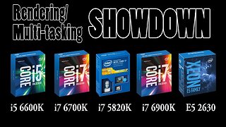 i5 vs. i7 vs. i7 vs. Xeon vs. i7 (Multi-tasking/Heavy Workloads)