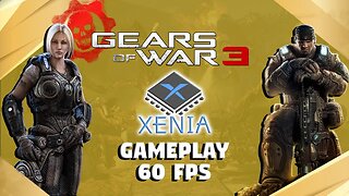 GEARS OF WAR 3 XENIA CANARY 358: GRANDE DESEMPENHO EM 60 FPS!!!