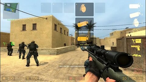 Counter Strike Source Dust 1 Bots #49 Only Sniper Rifles