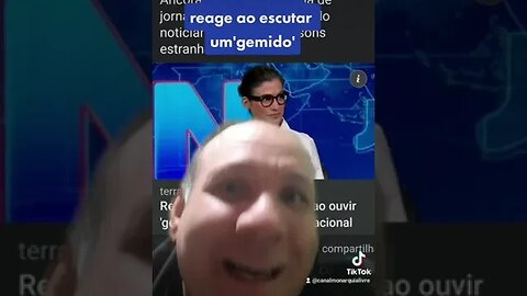 Renata Vasconcelos reage a um'gemido' ao vivo no jornal Nacional