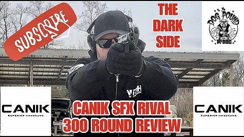 CANIK SFX RIVAL DARK SIDE 9MM 300 ROUND REVIEW!