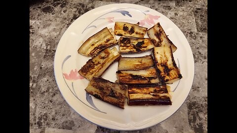 Pan fried egg plants with Miso paste 味噌煎茄子