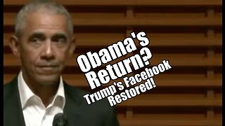 Obama's Return? Trump's Facebook Restored! PraiseNPrayer. B2T Show Feb 9, 2023