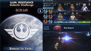 Galactic Challenge Ilum: Resistance - Bonuses for Ewoks is SURPRISINGLY Easy! | G12 to Max Crate??