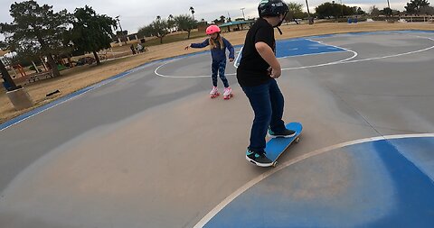 Skateboard basics - kick turns