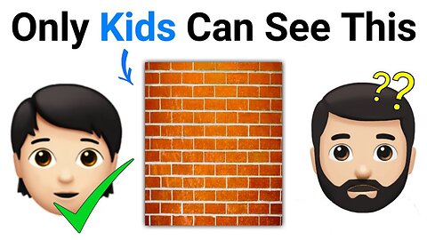 Only Kids can see something in this Wall 😱 (Can You?)