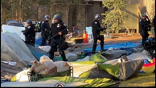 Police Take Over UCSD Pro Hamas Encampment