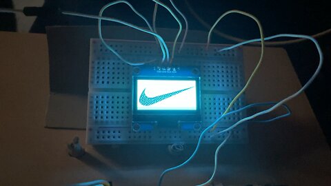 Arduino and SH1106 OLED display test.