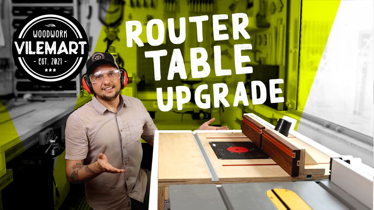 Upgrade Router Table: Installed a Adjustable Fence With Dust Collection ...