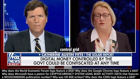 CBDC | "CBDCs Are Not Currencies. It's a Financial Transaction Control Grid. If You Don't Behave You Can Have Your Money Turned Off." - Catherine Austin Fitts (Investment Banker & Former Public Official Turned Whistleblower)