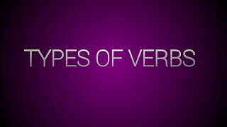 Types of verbs