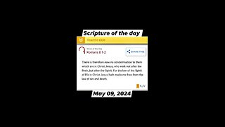 05/09/24 Scripture of the day
