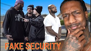 FAKE SECURITY PRANK IN THE HOOD - REACTION