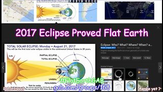 2017 Eclipse Proved Flat Earth - Globe Earth Debunked