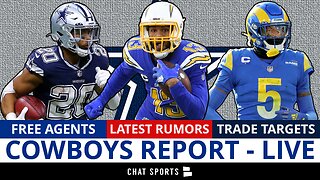 Dallas Cowboys Report LIVE: Rumors, Trade Targets & 2023 Free Agents