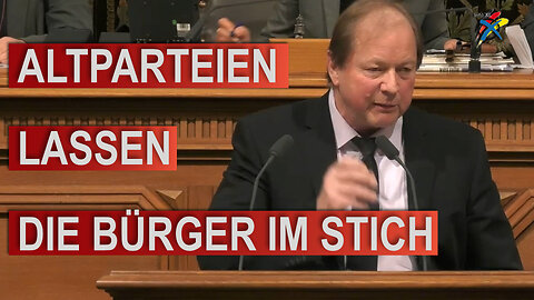 ALTPARTEIEN LASSEN DIE BÜRGER IM STICH, Dirk Nockemann (AfD)