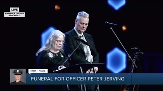 Parents of fallen Milwaukee police officer speak at funeral