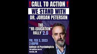 Dr. Jordan Peterson Re-education rally 2.0 Feb 4, 2023 Toronto Canada