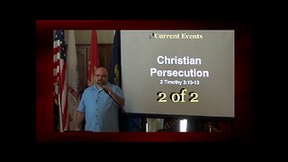 Christian Persecution (Current Events 2015) 2 of 2