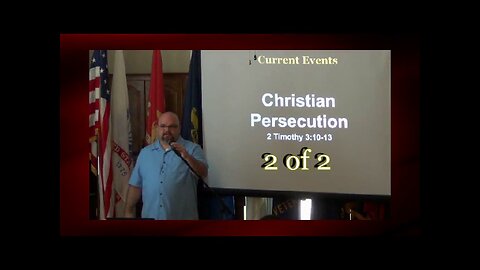 Christian Persecution (Current Events 2015) 2 of 2