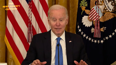 Mumbling Biden: "We passed a little thing that was a trillion, 800 billion dollars called the Recovery Act [2009]" in response to the pandemic.