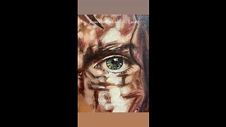 Jesus Art-the Lion and the Lamb Painting, Half Lion Face, Half Jesus Face Artwork, Crown of Thorns