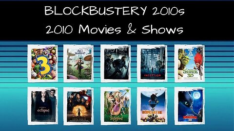 Blockbustery 2010s! 2010 Movies and Shows Livestream Discussion