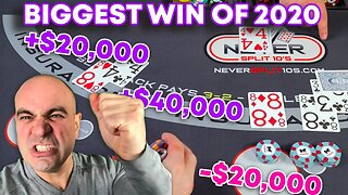 Biggest Blackjack Win of 2020