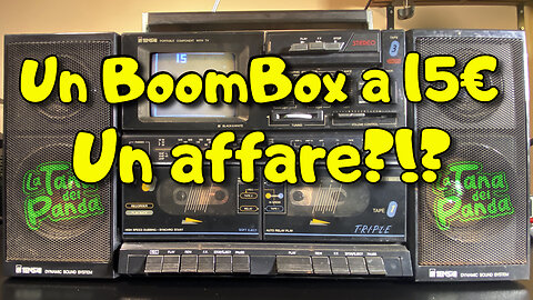 Un BoomBox con la televisione!