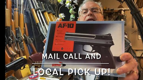 Mail call & new local pick up, Gamo AF-10 pistol & Shinsung Career 707 ultra .357 (9mm) pcp rifle