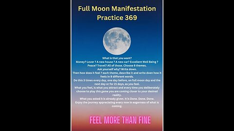 Manifesting All Your Desires. Now. (Full Moon Practice 369)