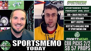 Free Sports Picks | College Basketball Picks Tonight | Super Bowl 57 Props | SportsMemo Today 2/2