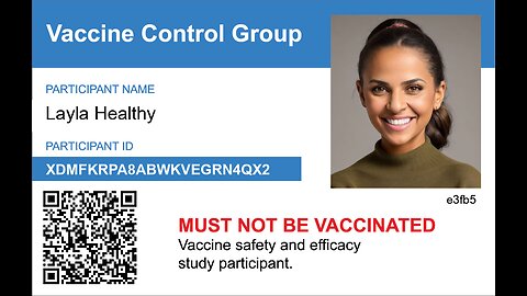Reclaim your Rights and Control : The Vaccine Control Group