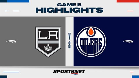 NHL Game 5 Highlights _ Kings vs Oilers
