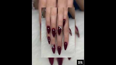 NAILS COR BORDO #nails #nail #nailart #naildesign #nailpolish #unhasdecoradas #unhas